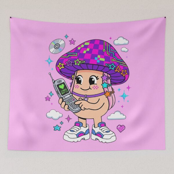 Item preview, Y2K Mushroom Girl designed and sold by dreamkaistudios.