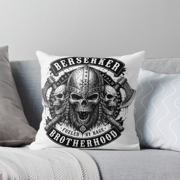 Item preview, Berserker Brotherhood – Viking Skull | Fueled by Rage designed and sold by Bizon2910.