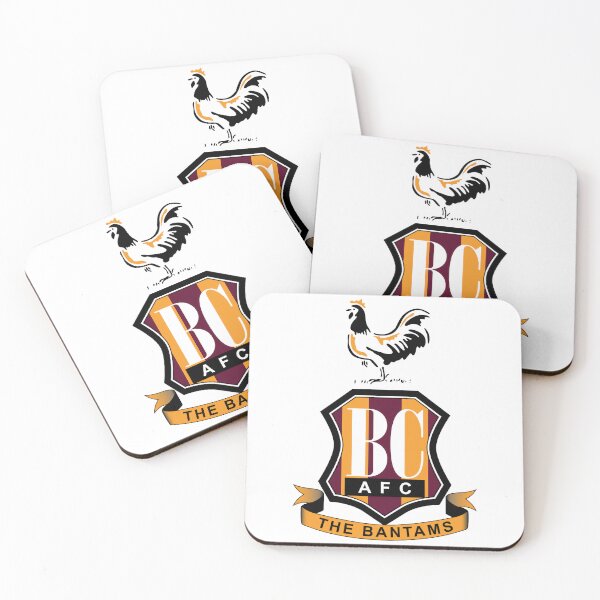 Item preview, Bradford City AFC The Bantams Football Logo Design designed and sold by alfistyahri7.