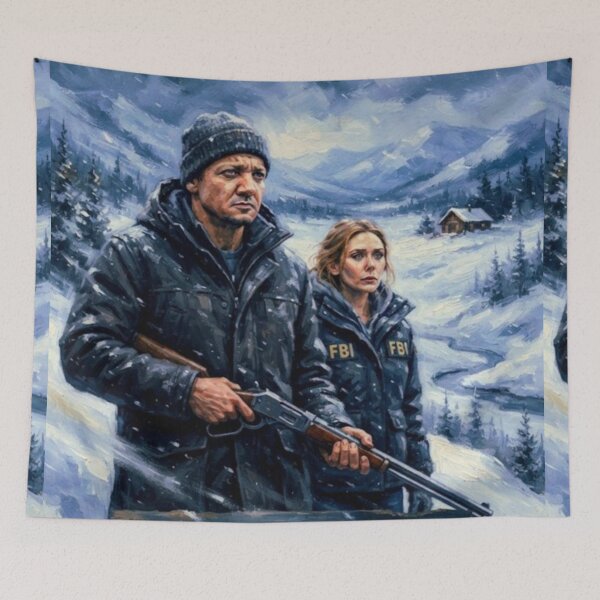 Item preview, Wind River Crime Mystery Fine Art Tribute designed and sold by Art's Diner.