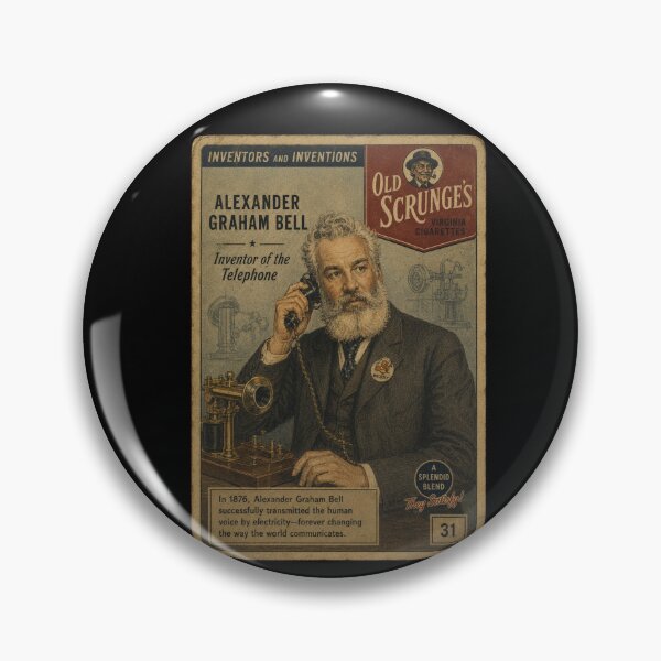 Item preview, Alexander Graham Bell - Trading Card designed and sold by halibutgoatramb.