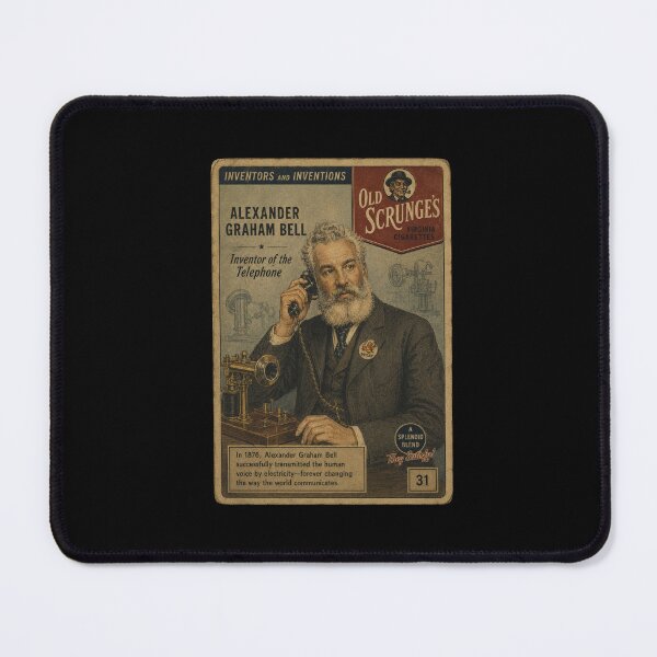 Item preview, Alexander Graham Bell - Trading Card designed and sold by halibutgoatramb.