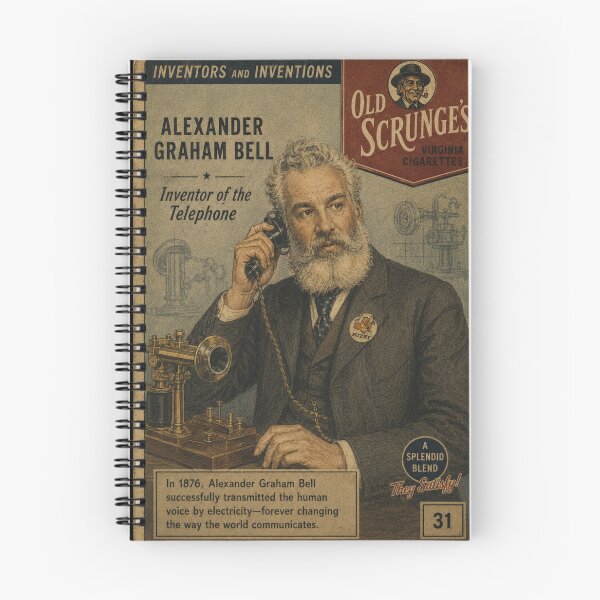 Item preview, Alexander Graham Bell - Trading Card designed and sold by halibutgoatramb.
