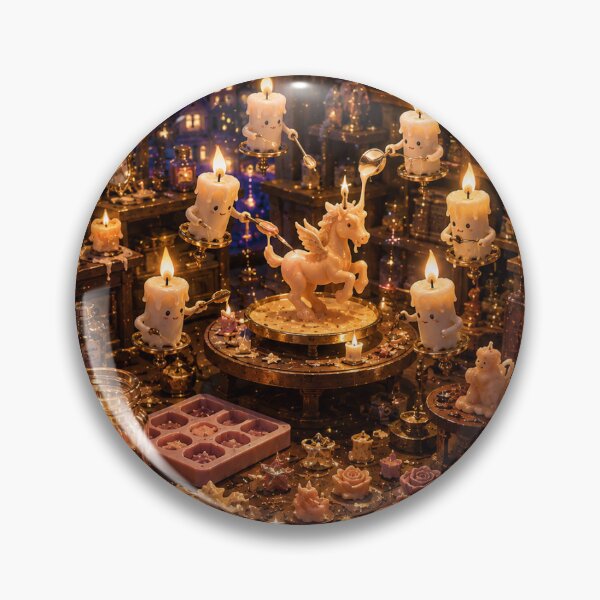 Item preview, Magical Candle Workshop Sticker designed and sold by blossomfun.