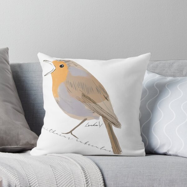Item preview, Robin Watercolor Painting Illustration designed and sold by Lenka Draws.