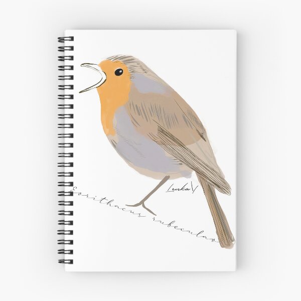 Item preview, Robin Watercolor Painting Illustration designed and sold by Lenka Draws.