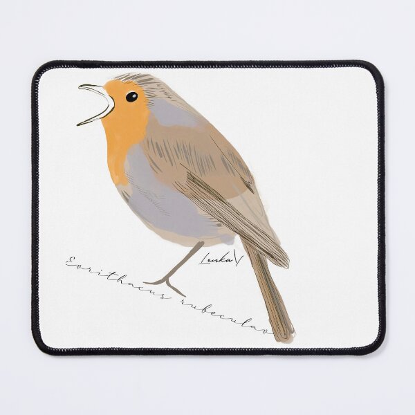 Item preview, Robin Watercolor Painting Illustration designed and sold by Lenka Draws.