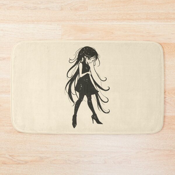 Item preview, Gothic Anime Girl Long Hair Silhouette designed and sold by ERODED SELF.