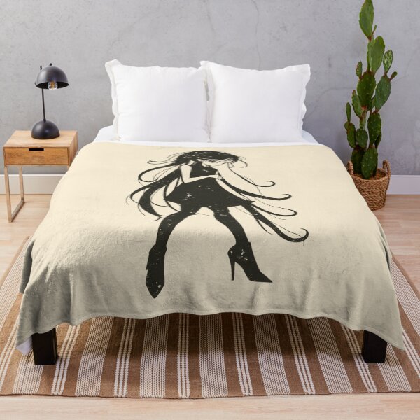 Item preview, Gothic Anime Girl Long Hair Silhouette designed and sold by ERODED SELF.