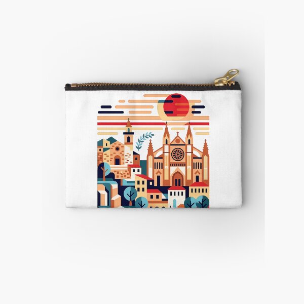 Item preview, Mallorca Spain Travel Souvenir - La Seu Cathedral & Mediterranean Coast Art designed and sold by OzzFrequency.