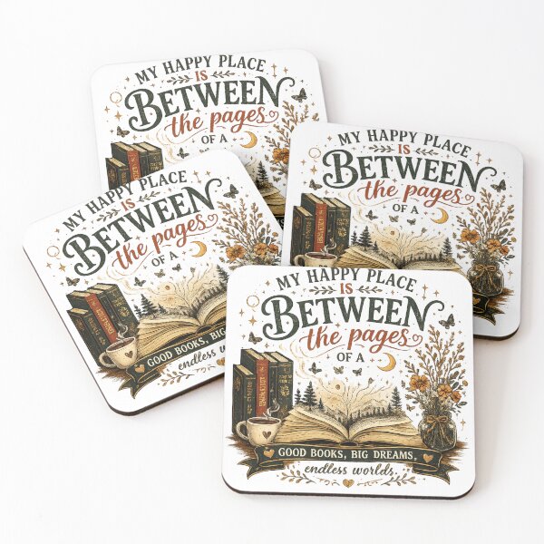 Item preview, MY HAPPY PLACE IS BETWEEN THE PAGES designed and sold by ismai6.