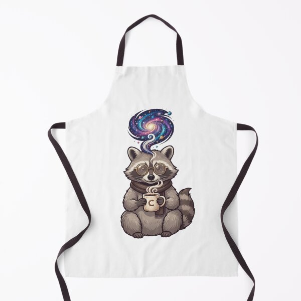 Item preview, Cosmic Coffee Raccoon Cute Animal Lover Gift Classic T-Shirt designed and sold by Art Wave Studio.