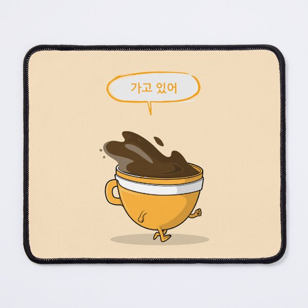 Item preview, Coffee Cup on the Go Orange Korean designed and sold by DJCartoonDesigns.