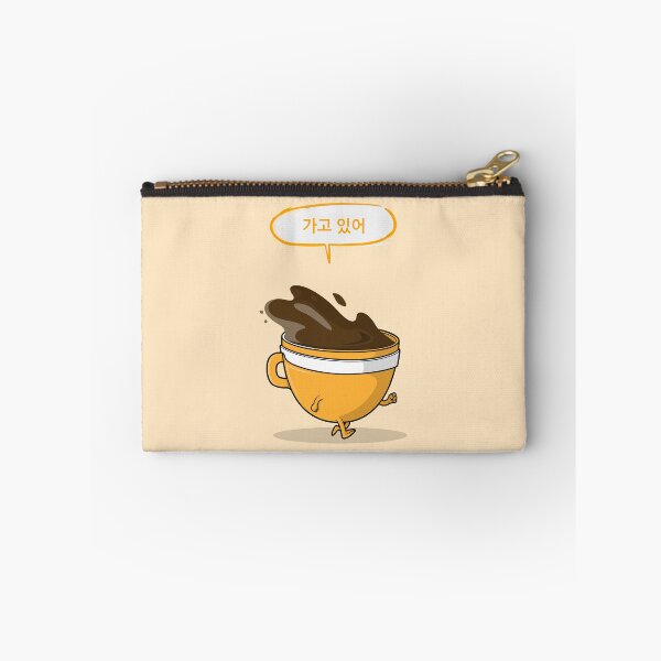 Item preview, Coffee Cup on the Go Orange Korean designed and sold by DJCartoonDesigns.