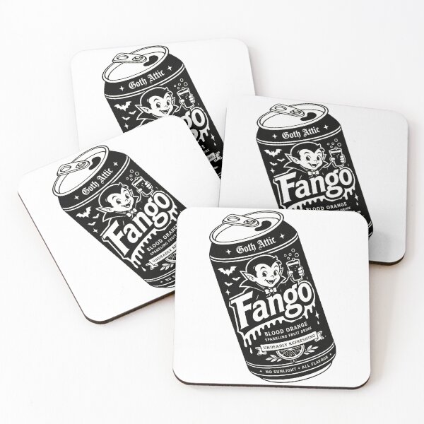 Item preview, Fango Blood Orange Soda | Gothic Soft Drink Can Illustration | Vintage Tattoo Style | Goth Attic designed and sold by gothattic.