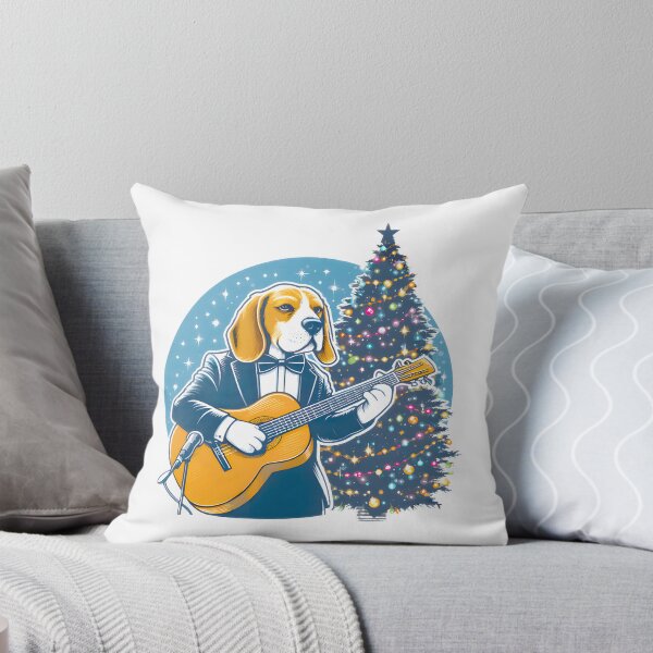 Item preview, Festive Beagle Serenade designed and sold by SunflowerAmArt.