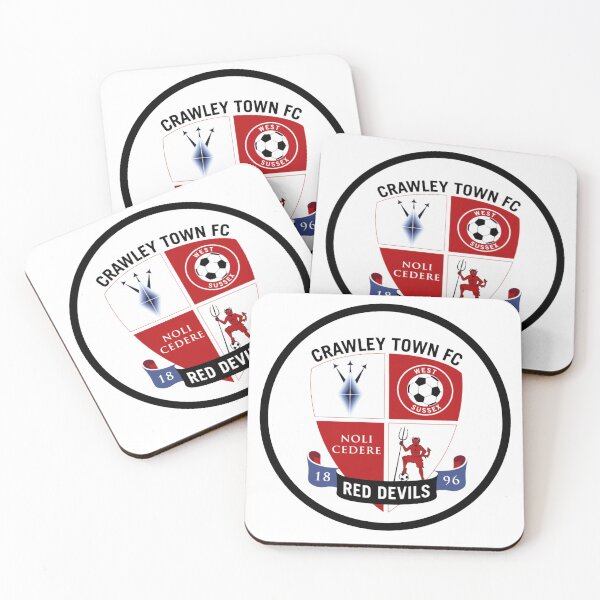 Item preview, Crawley Town FC Red Devils Football Crest Design designed and sold by alfistyahri7.