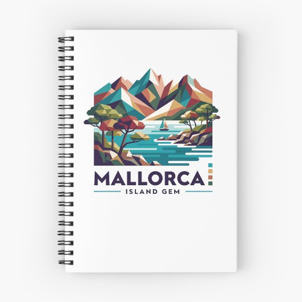 Item preview, Mallorca Spain Travel Souvenir - La Seu Cathedral & Mediterranean Coast Art designed and sold by OzzFrequency.