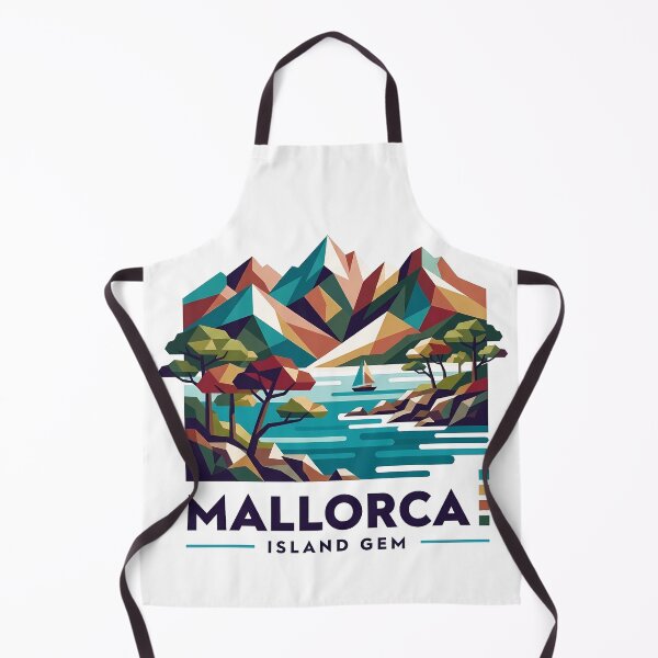 Item preview, Mallorca Spain Travel Souvenir - La Seu Cathedral & Mediterranean Coast Art designed and sold by OzzFrequency.
