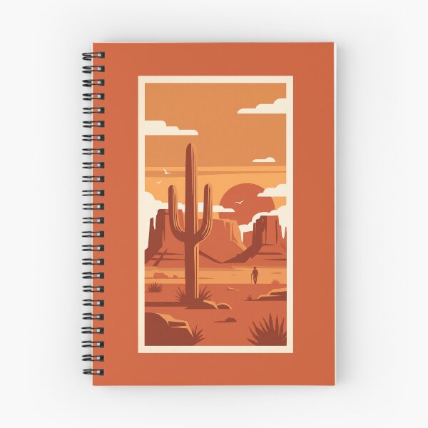 Item preview, Desert Saguaro Sunset Wanderer Landscape designed and sold by hattie's.