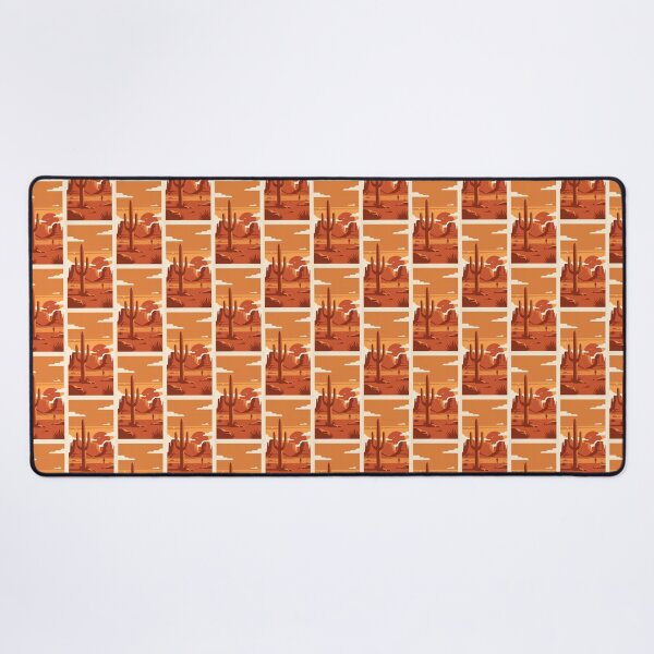Item preview, Desert Saguaro Sunset Wanderer Landscape designed and sold by hattie's.