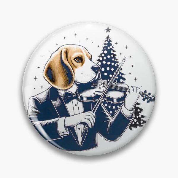 Item preview, Beagle'S Festive Violin Serenade designed and sold by SunflowerAmArt.