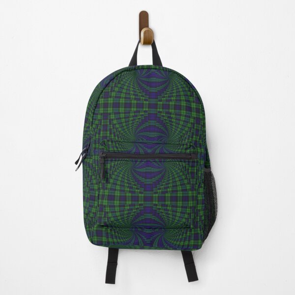Item preview, Black Watch Tartan Droste Tunnel Fract-art-an (Pattern) designed and sold by Cathedral of Curiosity.