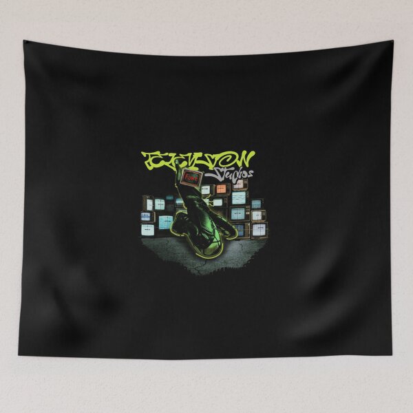 Item preview, Television Studios Fake Reality - Cyber Grunge Y2K Graffiti Art designed and sold by AlwinEckertArt.