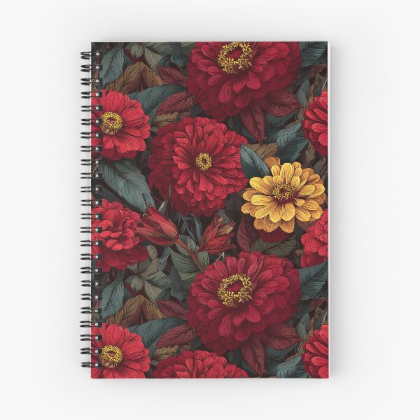 Item preview, Flourishing Zinnia Floral  - Botanical Garden Pattern - Gifts For Boyfriend designed and sold by RoyalStarsPatts.