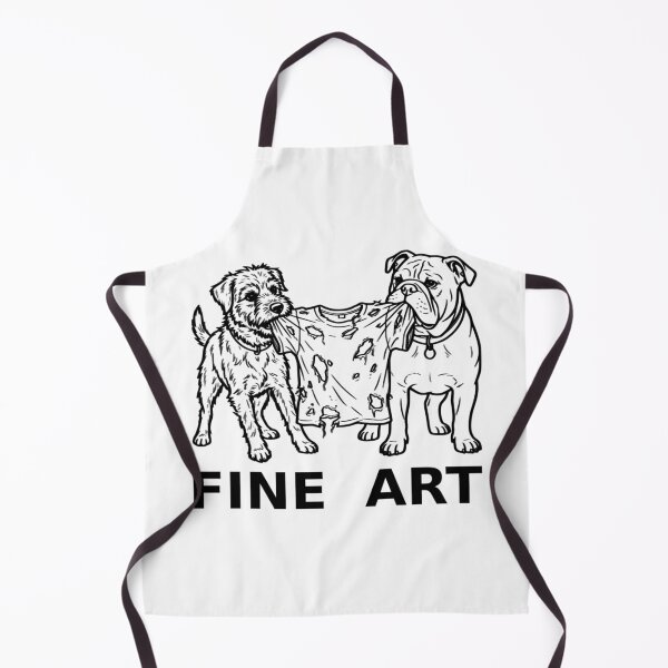 Item preview, Fine Art Funny Dogs Chewing Shirt Distressed Fashion Parody designed and sold by The Bold Line Studio.