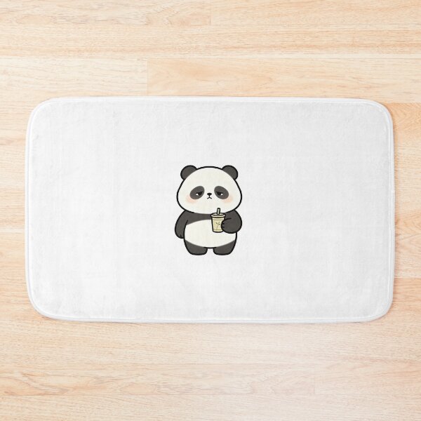 Item preview, Grumpy Chubby Panda With Boba Tea designed and sold by a575642903.