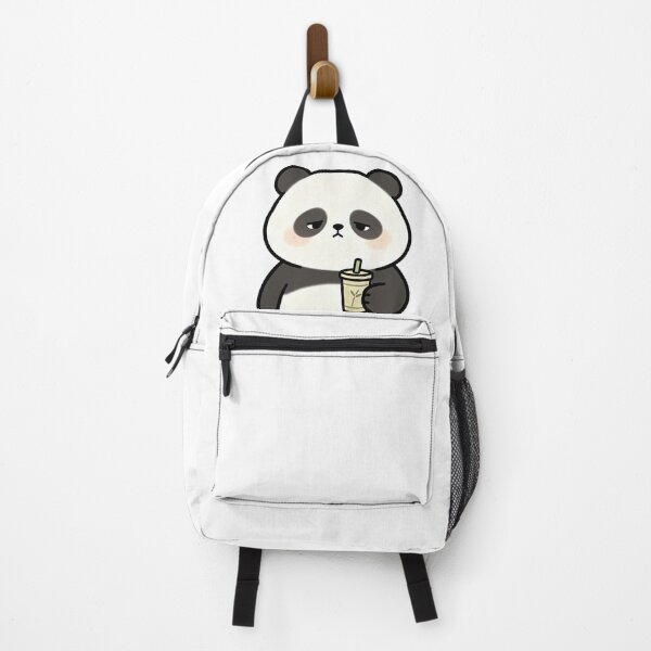Item preview, Grumpy Chubby Panda With Boba Tea designed and sold by a575642903.