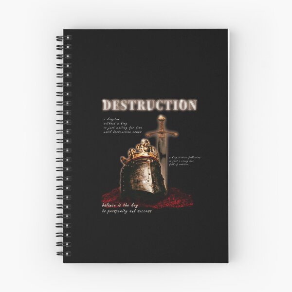 Item preview, Destruction and Balance - Medieval Knight Helmet and Sword Streetwear  designed and sold by AlwinEckertArt.