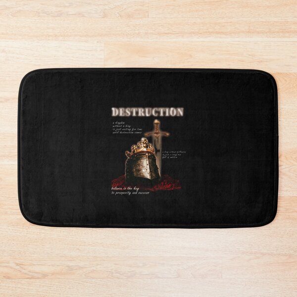Item preview, Destruction and Balance - Medieval Knight Helmet and Sword Streetwear  designed and sold by AlwinEckertArt.