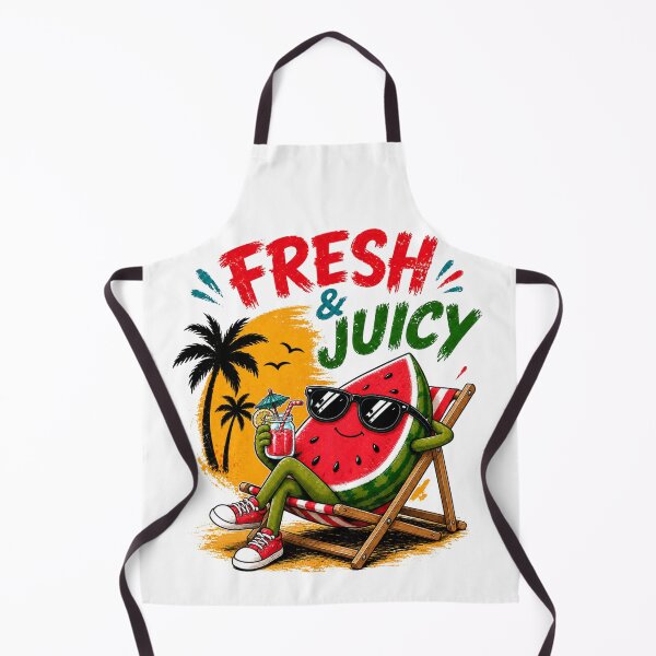 Item preview, Fresh & Juicy Watermelon | Funny Summer Fruit Cartoon with Sunglasses designed and sold by LittleGinnyArt.