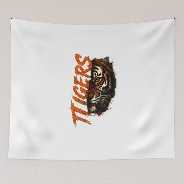 Item preview, Fierce Tiger Mascot Vintage Wildlife Graphic School Spirit Design designed and sold by favoprintaart.