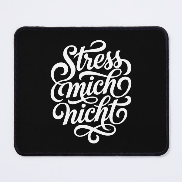 Item preview, Stress mich nicht German Script Saying designed and sold by AntiqueImages.