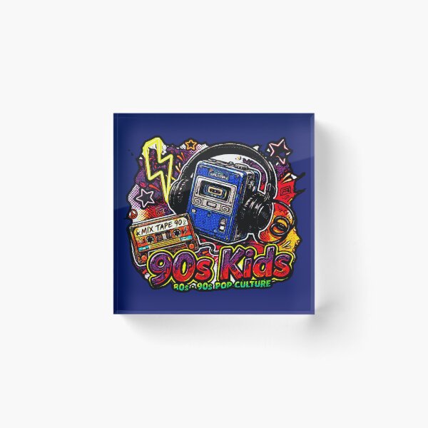 Item preview, 90s Kids | Retro Walkman Cassette Pop Culture Design designed and sold by AstronautMerch.