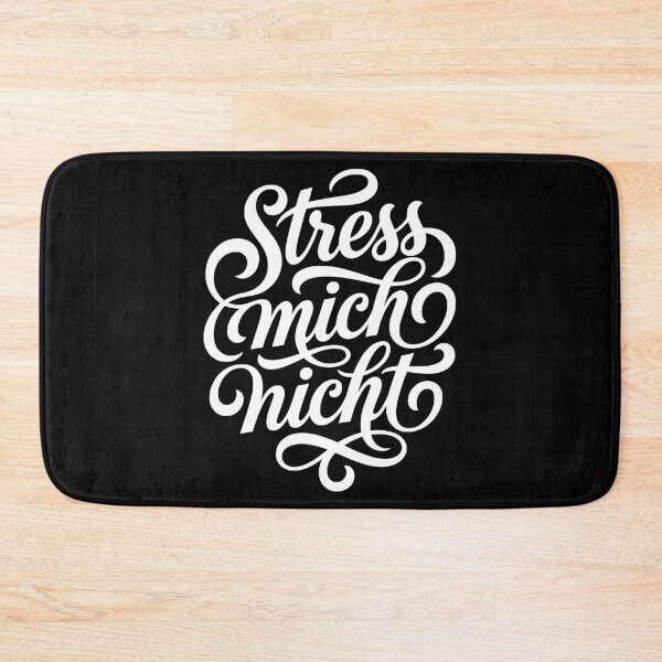 Item preview, Stress mich nicht German Script Saying designed and sold by AntiqueImages.