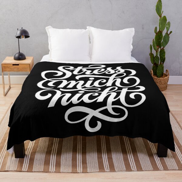 Item preview, Stress mich nicht German Script Saying designed and sold by AntiqueImages.