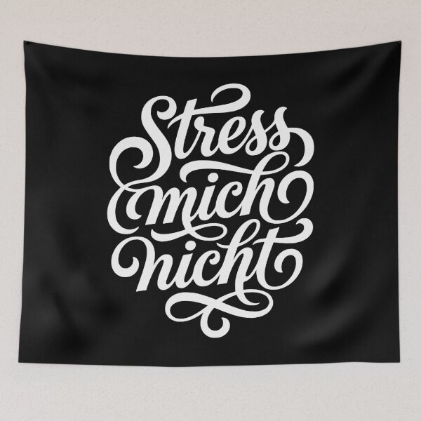 Item preview, Stress mich nicht German Script Saying designed and sold by AntiqueImages.