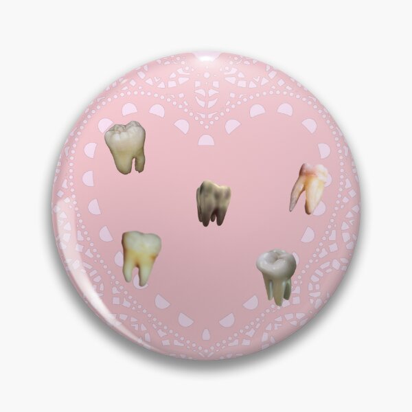 Item preview, Pink heart lace with teeth!!! designed and sold by PLANET-VEE.