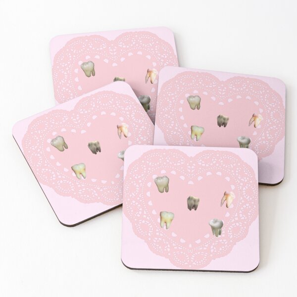 Item preview, Pink heart lace with teeth!!! designed and sold by PLANET-VEE.