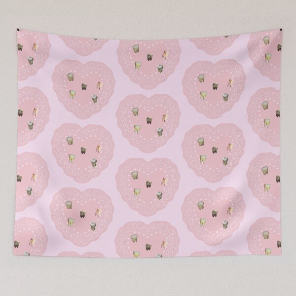 Item preview, Pink heart lace with teeth!!! designed and sold by PLANET-VEE.