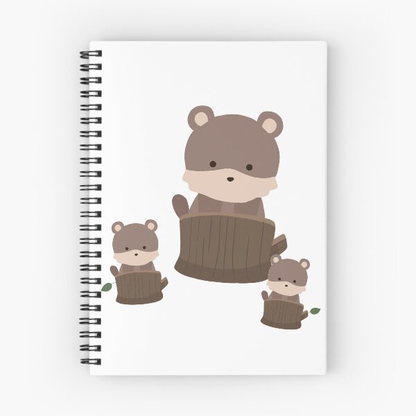 Item preview, Cute Hand Drawn Woodland Animal Stump designed and sold by Porpor Artwork.