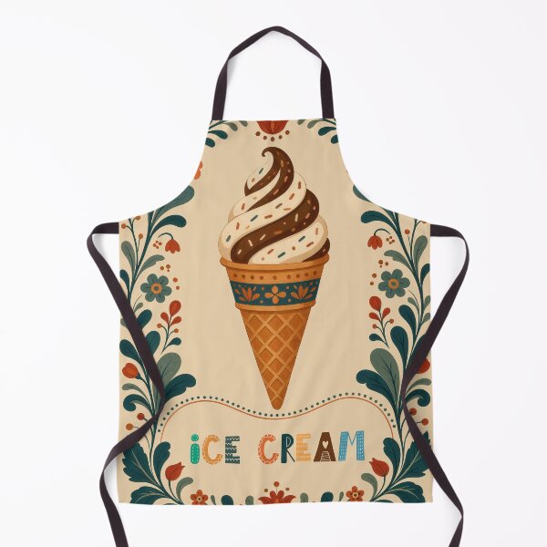Item preview, Copy of Wall Art - Postcard - Folk‑Art Ice Cream Charm designed and sold by ForeverPrintsOK.