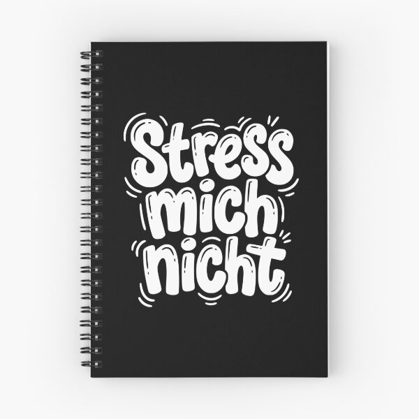 Item preview, Stress mich nicht German Anti Stress Saying designed and sold by AntiqueImages.