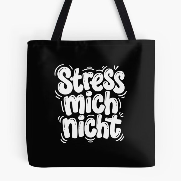 Item preview, Stress mich nicht German Anti Stress Saying designed and sold by AntiqueImages.