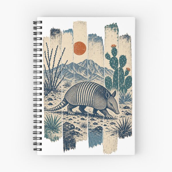 Item preview, Armadillo in the Desert Scrub Wild Animal Wildlife Art designed and sold by VisualArtsOasis.
