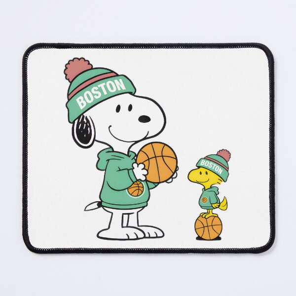 Item preview, Snoopy Woodstock Basketball Fan Boston designed and sold by SunflowerAmArt.